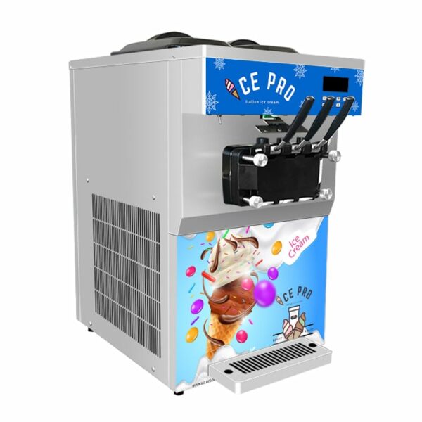 Machine à crème glacée pour glaces à l'italienne et granités