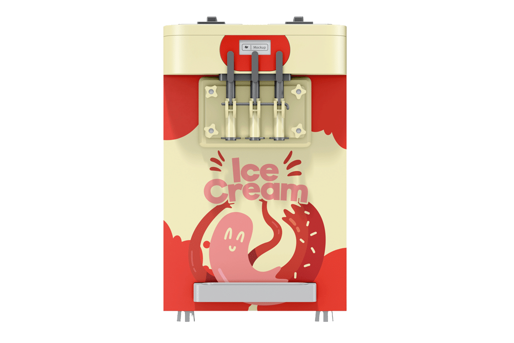 Machine à glace mokup vue de face | Machines à glaces & granitas | ICE PRO